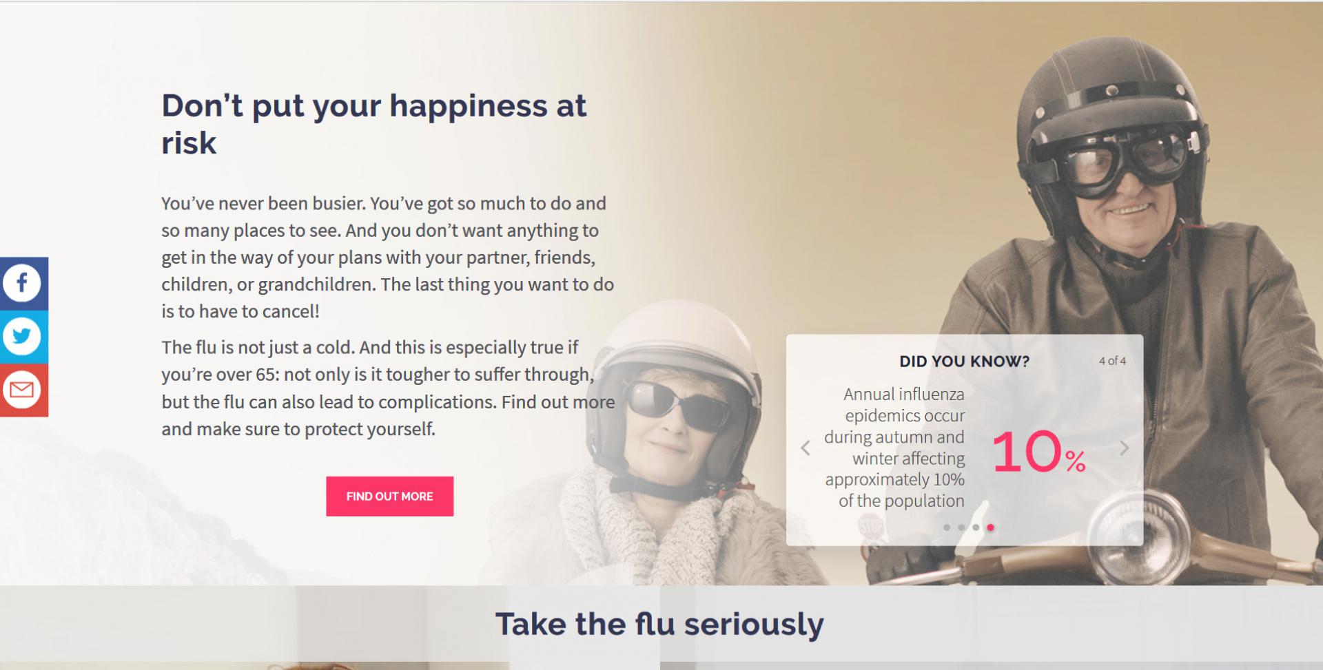 one-pager in Drupal with exactly the info needed